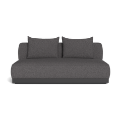 Shop Harbour Amalfi 2 Seat Armless Sofa (Aluminum Asteroid / Riviera Slate)