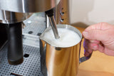 Stainless Steel Combination Pump Espresso Machine with 10-Cup Drip Coffeemaker