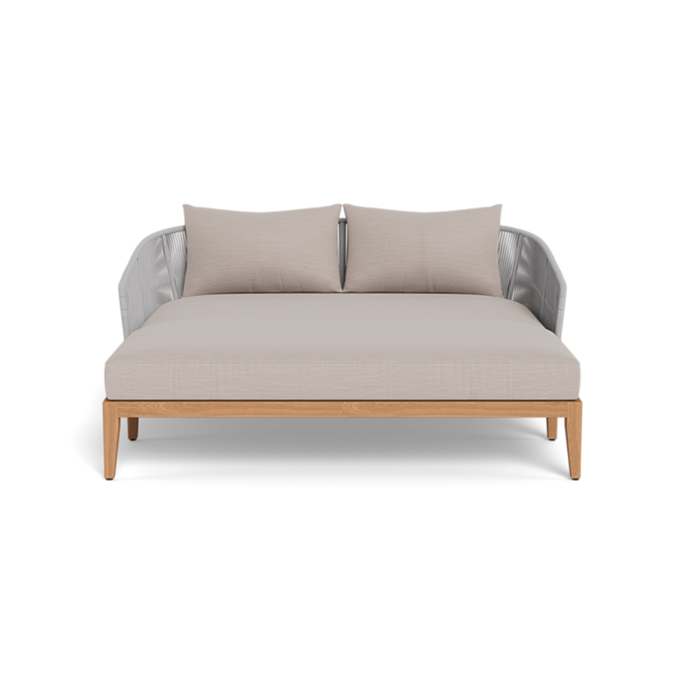 Avalon Daybed (Teak Natural / Panama Marble / Rope Light Grey)