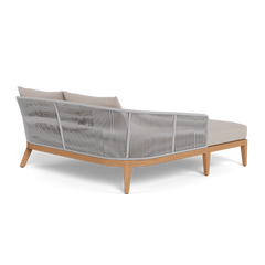 Avalon Daybed (Teak Natural / Panama Marble / Rope Light Grey)