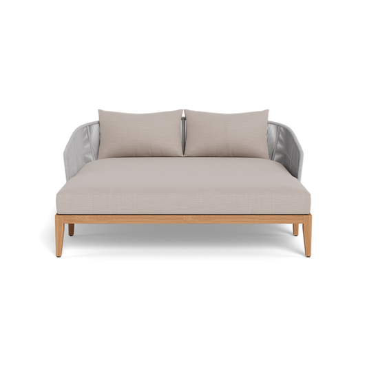 Avalon Daybed (Teak Natural / Panama Marble / Rope Light Grey)