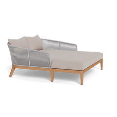 Avalon Daybed (Teak Natural / Panama Marble / Rope Light Grey)