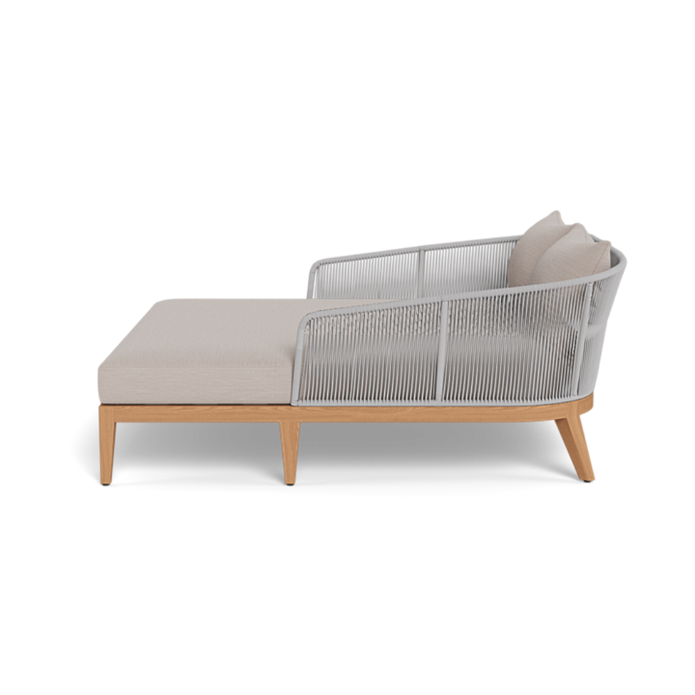 Avalon Daybed (Teak Natural / Panama Marble / Rope Light Grey)