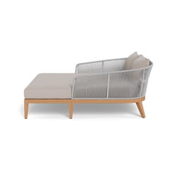 Avalon Daybed (Teak Natural / Panama Marble / Rope Light Grey)