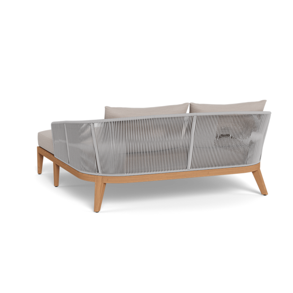 Avalon Daybed (Teak Natural / Panama Marble / Rope Light Grey)