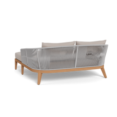 Avalon Daybed (Teak Natural / Panama Marble / Rope Light Grey)