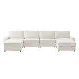 Aeris 138" Modern Curved Sectional Couch & Sofa With Curved Aesthetic