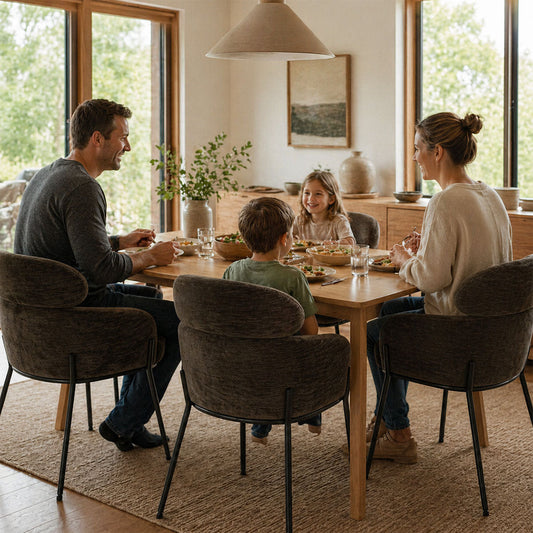 Aila Modern Upholstered Dining Chair (Set of 6)