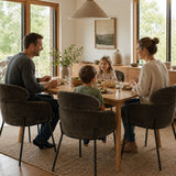 Aila Modern Upholstered Dining Chair (Set of 4)