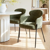 Aila Modern Upholstered Dining Chair (Set of 2)