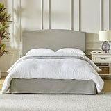 Amadeus Upholstered Platform Bed with Washable Slipcover for Bedroom