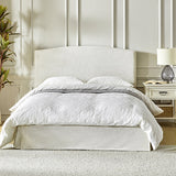 Amadeus Upholstered Platform Bed with Washable Slipcover for Bedroom