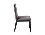 Amalie Side Chair, Grey Velvet