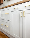 DESIGN3067 Modern Transitional Cabinet Pulls – Brushed Satin Nickel, Sleek & Timeless