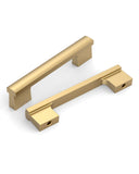DESIGN4497 Timeless Modern Cabinet Pulls – Brushed Gold, Easy to Install, Durable