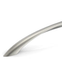 DESIGN2554 Brushed Gold Cabinet Pulls – Modern Luxe, Twisted Bar & Arched Bow for Modern Kitchen