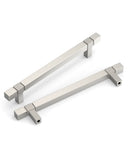 DESIGN3909 Champagne Bronze Cabinet Pulls | Square Cabinet Handles for Cabinets & Drawers