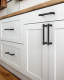 DESIGN4518 Brushed Gold Cabinet Pulls | Accent Knurled Handles for Modern Luxury Kitchens, 3-3/4"