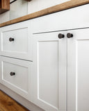 DESIGN3835 Brushed Brass Solid Cabinet Knobs – Sleek Design, Easy to Install, Built to Last
