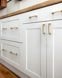 DESIGN3067 Modern Transitional Cabinet Pulls – Brushed Satin Nickel, Sleek & Timeless