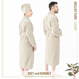 American Soft Linen, 100% Cotton Robes for Women and Men, Soft Lightweight Unisex Couple Turkish Bathrobes Wholesale