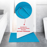 American Soft Linen 100% Cotton Bath Mat Rugs, 17x24 inches with Silicone Backing, Soft Absorbent Grip-Enhanced Bath Mats for Bathroom