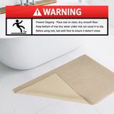 American Soft Linen 100% Cotton Bath Mat Rugs, 20x34 inches with Silicone Backing, Soft Absorbent Grip-Enhanced Bath Mats for Bathroom