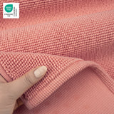 American Soft Linen 100% Cotton Bath Mat Rugs, 20x34 inches with Silicone Backing, Soft Absorbent Grip-Enhanced Bath Mats for Bathroom - 35 Set Case Pack