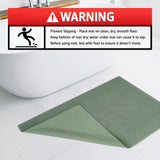 American Soft Linen 100% Cotton Bath Mat Rugs, 20x34 inches with Silicone Backing, Soft Absorbent Grip-Enhanced Bath Mats for Bathroom