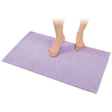 American Soft Linen 100% Cotton Bath Mat Rugs, 20x34 inches with Silicone Backing, Soft Absorbent Grip-Enhanced Bath Mats for Bathroom - 35 Set Case Pack
