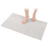 American Soft Linen 100% Cotton Bath Mat Rugs, 20x34 inches with Silicone Backing, Soft Absorbent Grip-Enhanced Bath Mats for Bathroom - 35 Set Case Pack