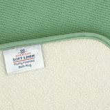 American Soft Linen Fluffy Foamed Bath Rug, 21x32 inches Bath Rugs for Bathroom, 100% Polyester Upper Fluffy Surface and Grip Enhanced Base - 18 Set Case Pack