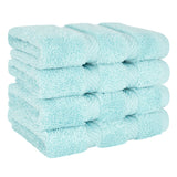 4 Piece 100% Cotton Luxury Washcloth Turkish Towel Set - 60 Set Case Pack
