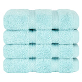 4 Piece 100% Cotton Luxury Washcloth Turkish Towel Set - 60 Set Case Pack