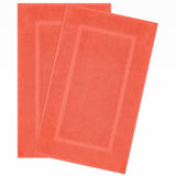 American Soft Linen Bekos 100% Cotton Bath Mat Set, 2 Piece 20x34 inches Wholesale Bath Rugs for Bathroom