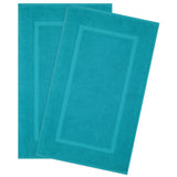 American Soft Linen Bekos 100% Cotton Bath Mat Set, 2 Piece 20x34 inches Wholesale Bath Rugs for Bathroom