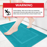 American Soft Linen Bekos 100% Cotton Bath Mat Set, 2 Piece 20x34 inches Wholesale Bath Rugs for Bathroom