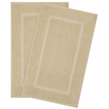 American Soft Linen Bekos 100% Cotton Bath Mat Set, 2 Piece 20x34 inches Wholesale Bath Rugs for Bathroom