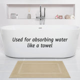 American Soft Linen Bekos 100% Cotton Bath Mat Set, 2 Piece 20x34 inches Wholesale Bath Rugs for Bathroom