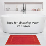 American Soft Linen Bekos 100% Cotton Bath Mat Set, 2 Piece 20x34 inches Wholesale Bath Rugs for Bathroom
