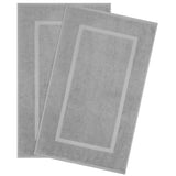 American Soft Linen Bekos 100% Cotton Bath Mat Set, 2 Piece 20x34 inches Wholesale Bath Rugs for Bathroom