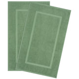American Soft Linen Bekos 100% Cotton Bath Mat Set, 2 Piece 20x34 inches Wholesale Bath Rugs for Bathroom