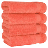 American Soft Linen Bekos 100% Cotton Turkish 4-Piece Hand Towel Sets, Wholesale Luxury Hand Towels