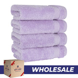 American Soft Linen Bekos 100% Cotton Turkish 4-Piece Hand Towel Sets, Wholesale Luxury Hand Towels