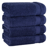 American Soft Linen Bekos 100% Cotton Turkish 4-Piece Hand Towel Sets, Wholesale Luxury Hand Towels