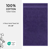 American Soft Linen Bekos 100% Cotton Turkish 4-Piece Hand Towel Sets, Wholesale Luxury Hand Towels