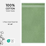 American Soft Linen Bekos 100% Cotton Turkish 4-Piece Hand Towel Sets, Wholesale Luxury Hand Towels