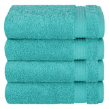 American Soft Linen Bekos 100% Cotton Turkish 4-Piece Hand Towel Sets, Wholesale Luxury Hand Towels