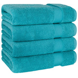 American Soft Linen Bekos 100% Cotton Turkish 4-Piece Bath Towel Sets, Wholesale Luxury Bath Towels