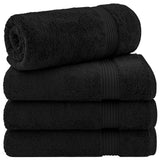 American Soft Linen Bekos 100% Cotton Turkish 4-Piece Bath Towel Sets, Wholesale Luxury Bath Towels